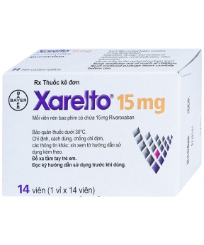 Thuốc điều trị và dự phòng huyết khối Xarelto 15mg