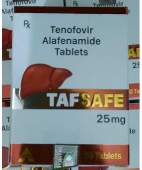 Thuốc Tafsafe 25mg trị viêm gan B mạn tính (HBV) 30 viên