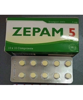 Thuốc điều trị rối loạn lo âu, mất ngủ Zepam 5mg