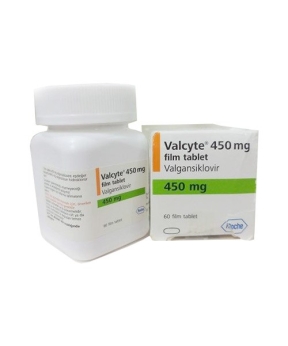Thuốc Valcyte 450mg, Hộp 60 Viên