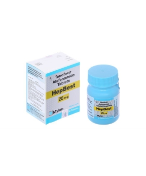 Thuốc Hepbest 25mg trị nhiễm virus viêm gan B