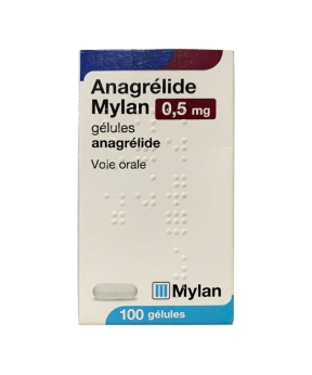 Anagrelide 0.5mg Mylan điều trị rối loạn máu 100 viên