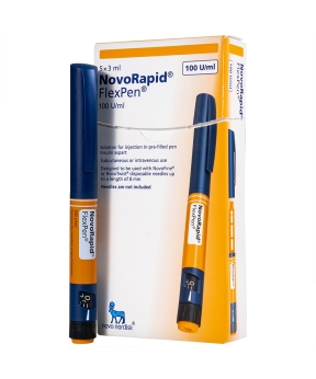 Bút tiêm Novorapid FlexPen 100UI/ml (5 cây)