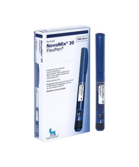 Bút tiêm NovoMix 30 FlexPen 100IU/ml (5 cây)