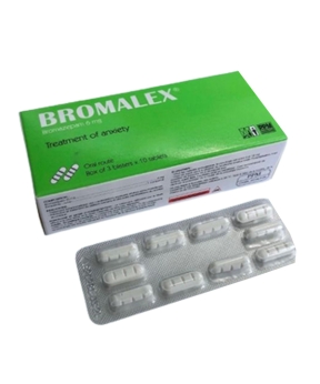 Thuốc điều trị rối loạn lo âu Bromalex 6mg
