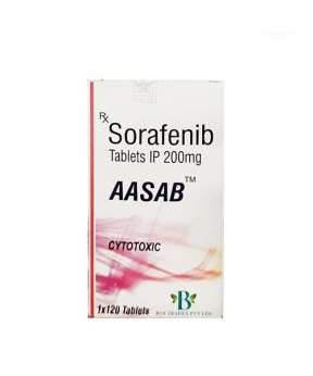 Thuốc trị ung thư AASB Sorafenib 200mg, Chai 120 viên