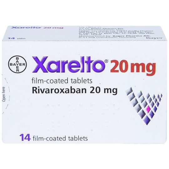 Thuốc Xarelto 20mg điều trị dự phòng đột quỵ (14 viên)