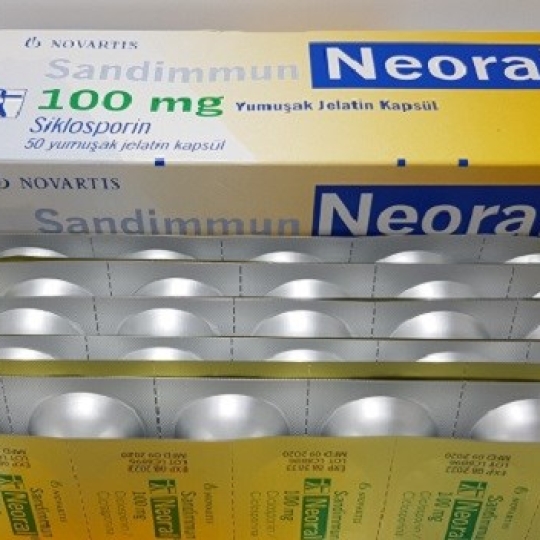 Thuốc Sandimmun Neoral 100mg Novartis chống thải ghép sau khi ghép tạng, cấy ghép tế bào gốc, tủy xương