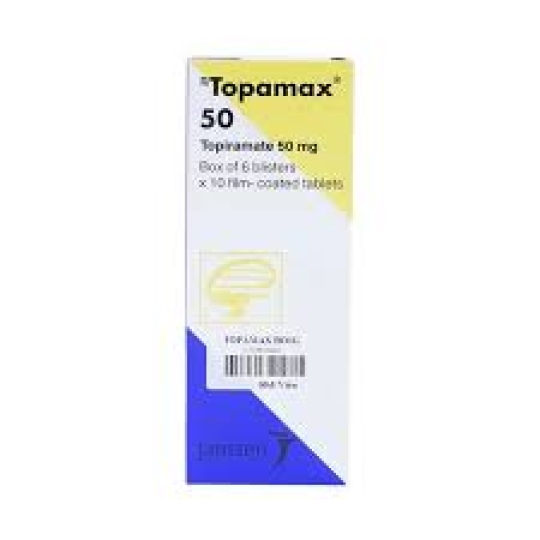 Thuốc Topamax 50 Janssen điều trị động kinh cục bộ, dự phòng đau nửa đầu
