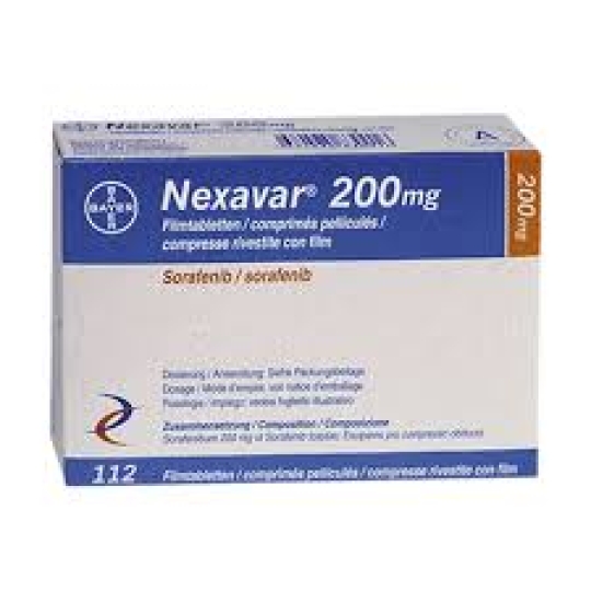 Thuốc Nexavar 200mg Bayer điều trị cho bệnh nhân ung thư gan, thận và ung thư tuyến giáp