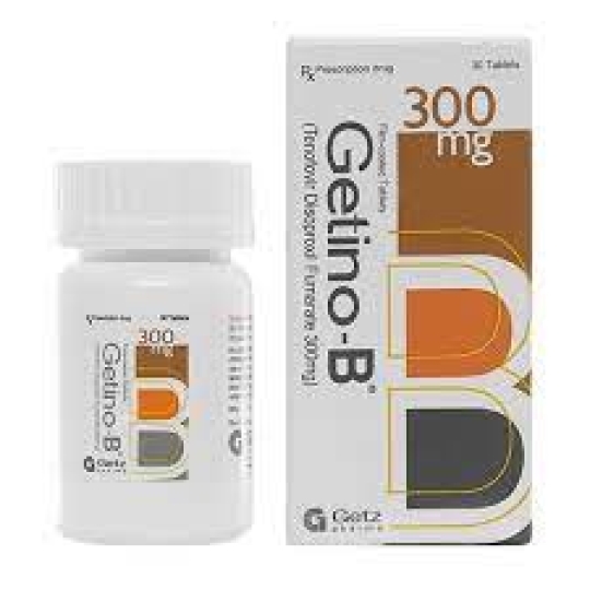 Thuốc Getino-B 300mg Getz kiểm soát nhiễm HIV, điều trị viêm gan B mạn tính (30 viên)