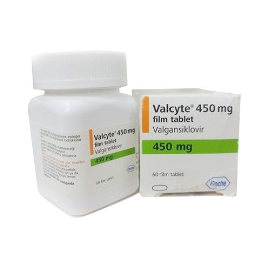 Thuốc Valcyte 450mg, Hộp 60 Viên