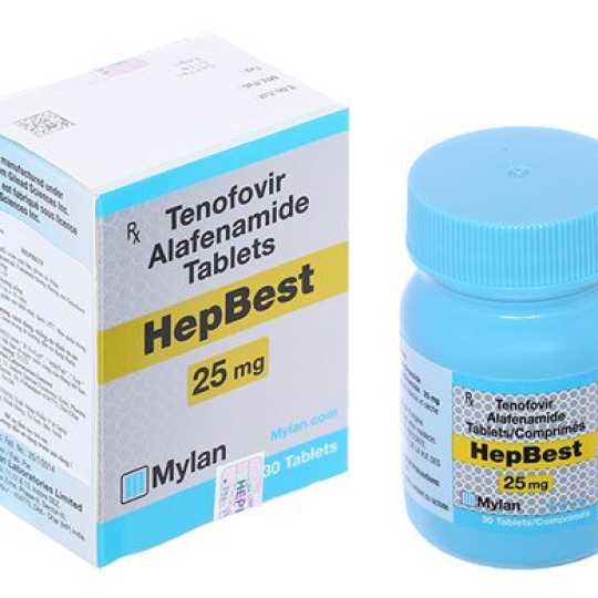 Thuốc Hepbest 25mg trị nhiễm virus viêm gan B