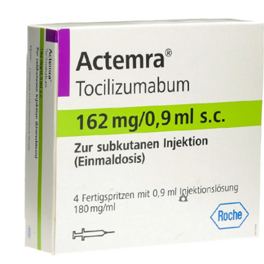 Dung dịch tiêm truyền Actemra 162mg/0.9ml Roche điều trị viêm khớp dạng thấp