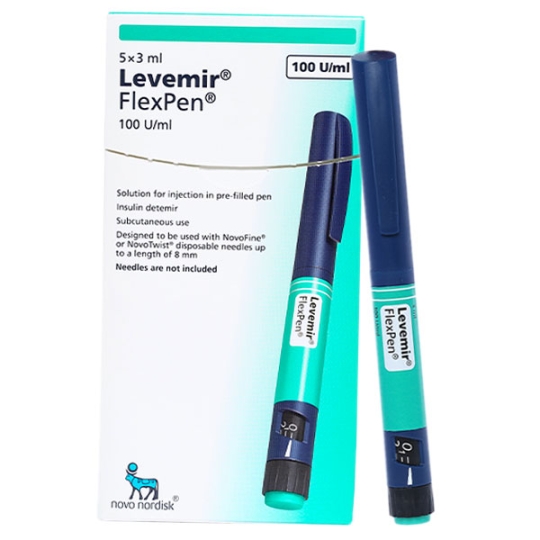 Bút tiêm Levemir FlexPen 100U/ml (5 cây)