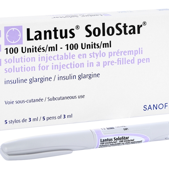 Bút tiêm Lantus SoloStar 100IU/ml trị tiểu đường