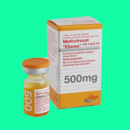 Thuốc tiêm Methotrexat Ebewe 500mg/5ml điều trị ung thư
