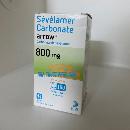 Thuốc Điều Trị Bệnh Thận Sevelamer 800mg