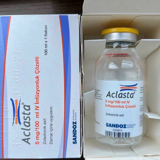 Thuốc Aclasta 5mg/100ml: Công dụng, cách dùng và tác dụng phụ