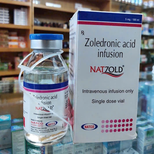 Thuốc Natzold 5mg/100ml điều trị loãng xương